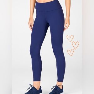 VGUC Fabletics Powerhold blue leggings - Size XS 7/8